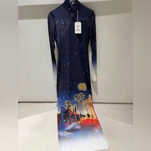 Casablanca Mesh Dress